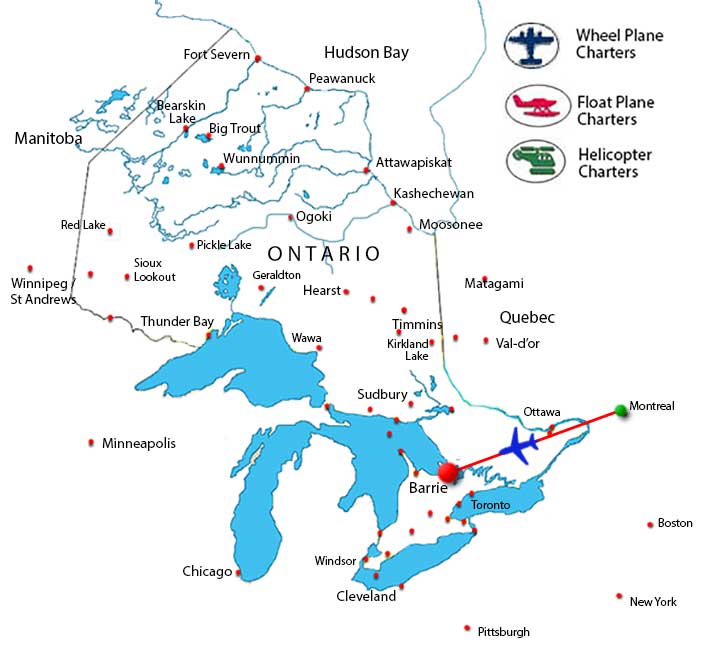 Montreal Charter Flights 